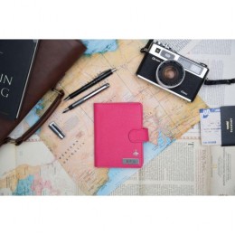 Personalized Passport Holder - Pink