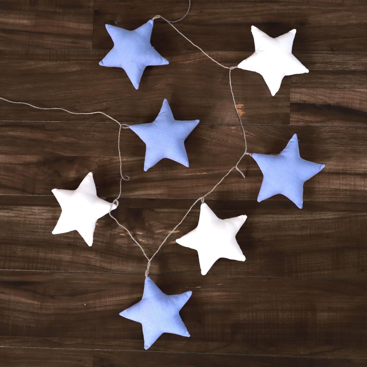 Star Bunting for Baby - Blue