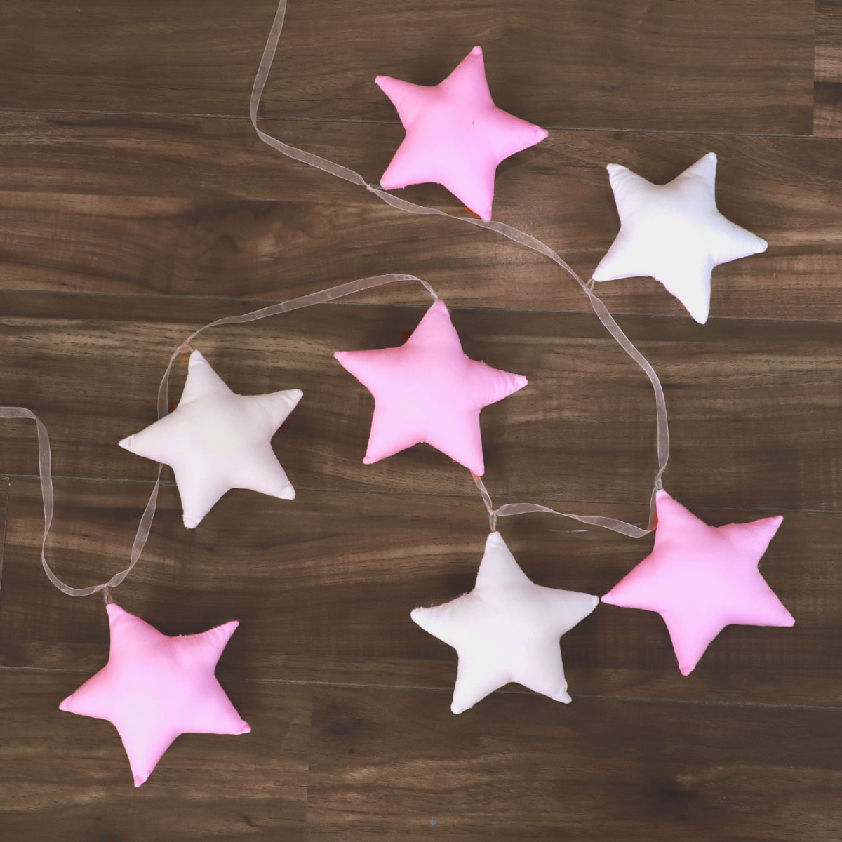 Star Bunting for Baby - Pink