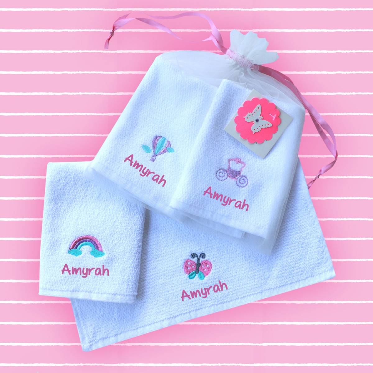 A Fairytale - Set of 10 Face Towels