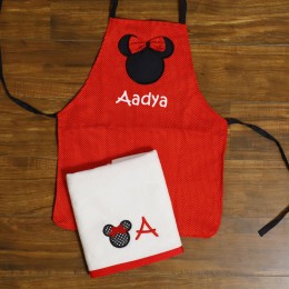 Mickey and Minnie - Aprons Set for siblings