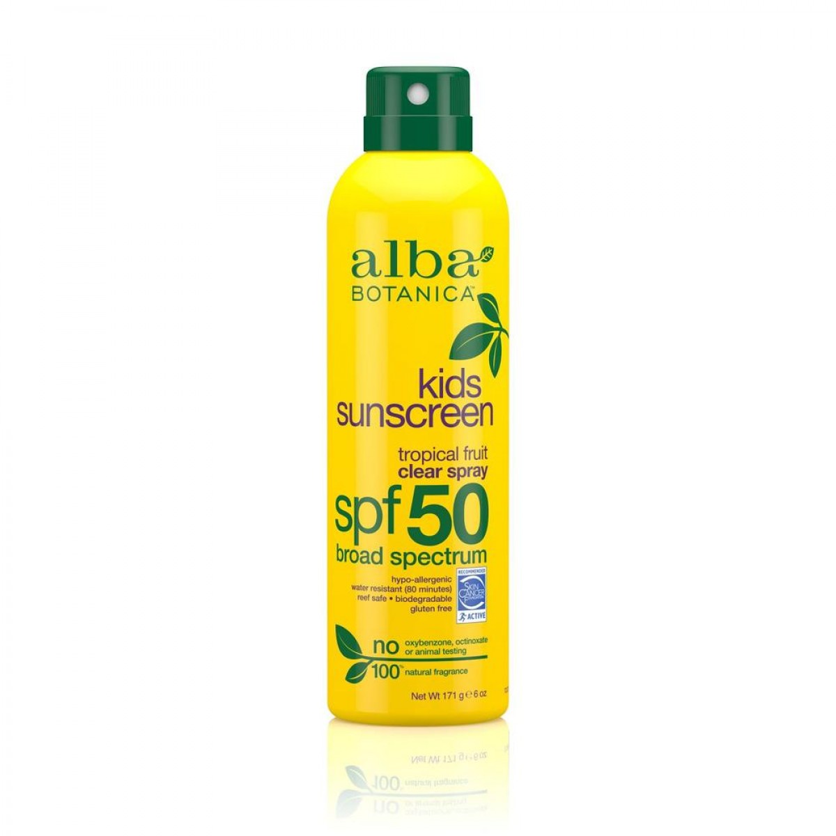 Alba Botanica Active Kids Clear Sunscreen Spray - SPF 50 - 175ml