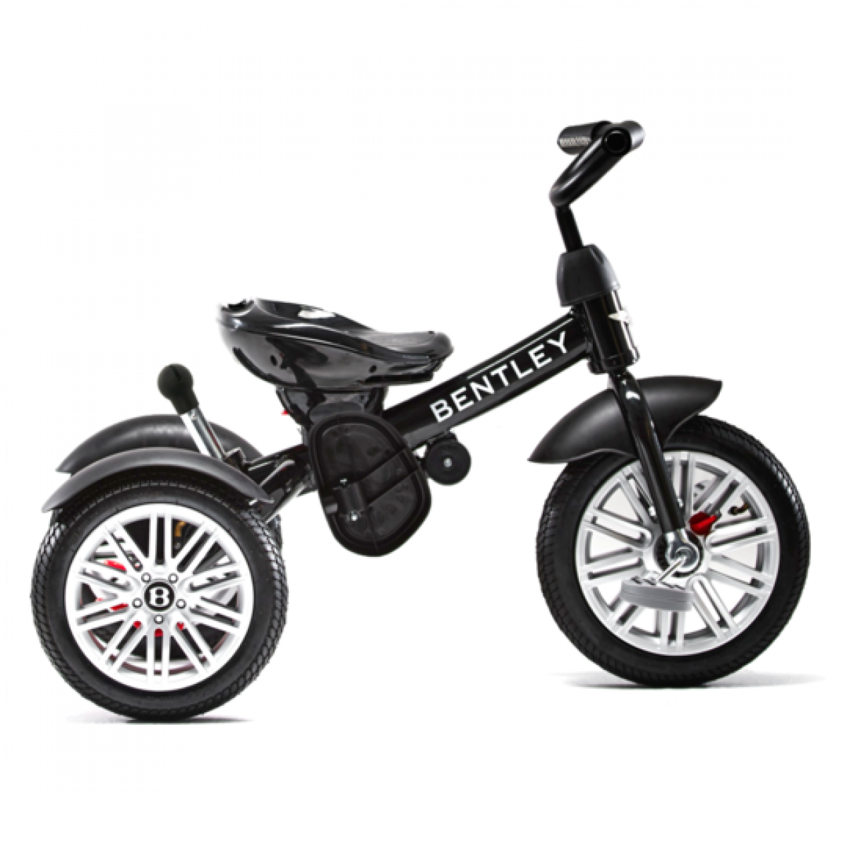 Onyx Black Trike Toddler Tricycle 6 in 1 Air Wheel Children Buggy Pram