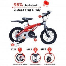 Tiny Toes Jazz - The Smart Plug and Play Bicycle - 14 inch/T - for 3 - 5 Years