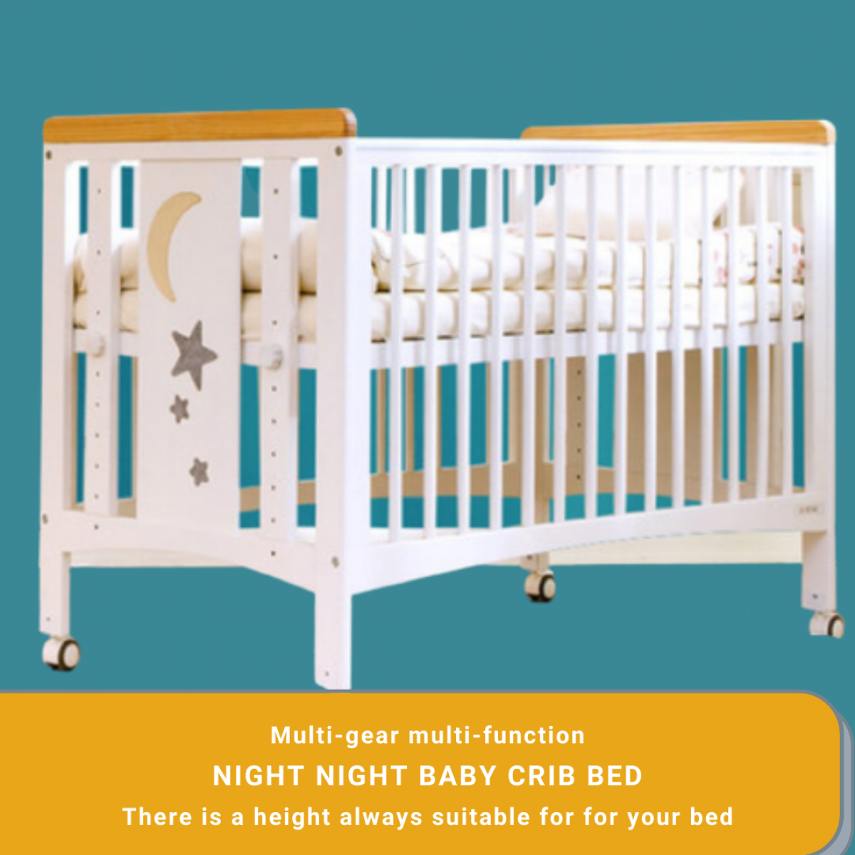 Night Night Baby Crib Cot Bed