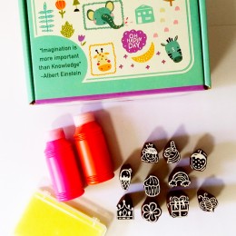 The Lil Girls -Wooden Stamp Kit