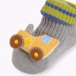 Bear And Tractor 3D Socks - 2 Pack