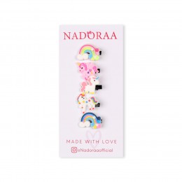 Nadoraa Enchanted  World Hairclip - Set of 5