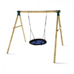 Plum Spider Monkey II Wooden Garden Swing Set