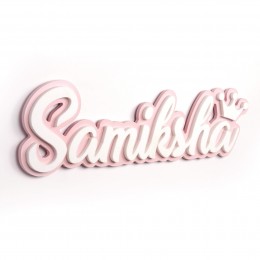 3D Acrylic Name Plate - Crown