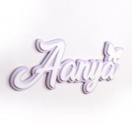 3D Acrylic Name Plate - Butterfly