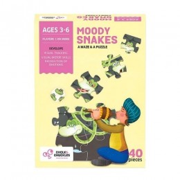 Moody Snakes - 40 Piece Jigsaw Puzzle