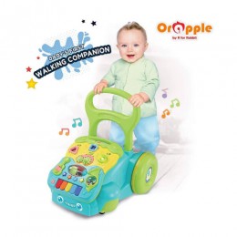 Orapple Toys by R for rabbit - 5 in 1  Learning Push Baby Walker